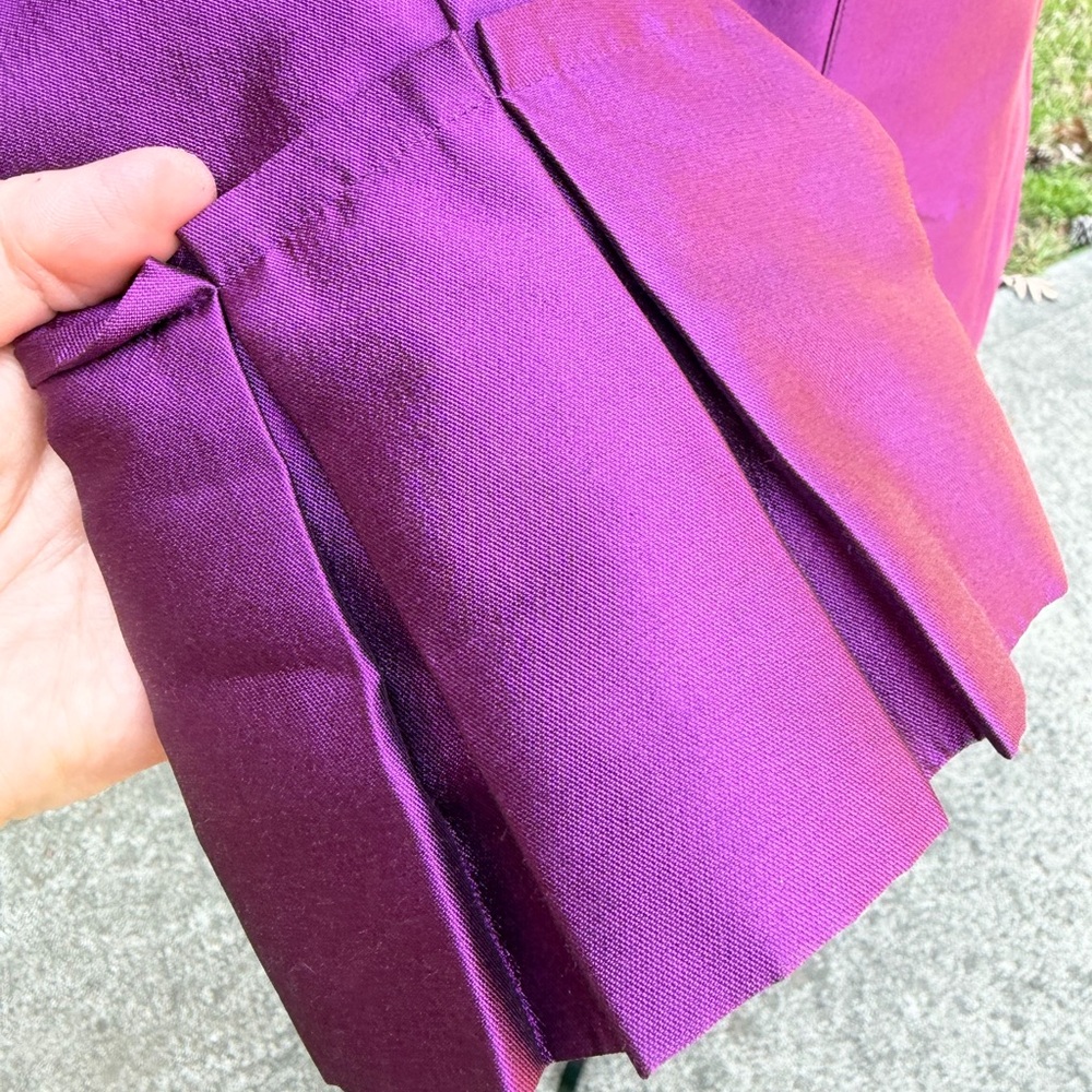 Sharagano Purple women’s Jacket size 10 New - Picture 4 of 10